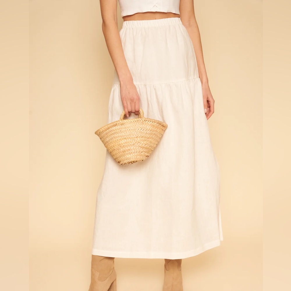 Whimsy + Row Millie Skirt/Dress in Coconut size M